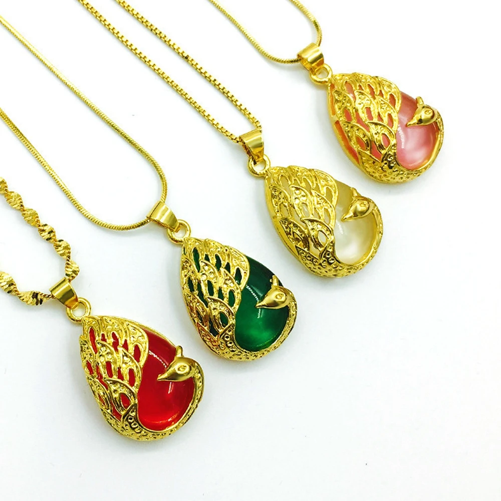 Womens Beautiful Peacock Pendant Choker Yellow Gold Filled Fashion Wedding Lady Pendant Necklace Jewelry
Womens Beautiful Peacock Pendant Choker Yellow Gold Filled Fashion Wedding Lady Pendant Necklace Jewelry