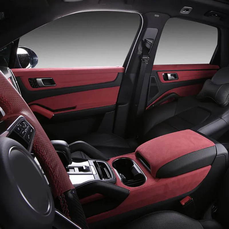 DNHFC Suede Leather Protective Stickers For Porsche Cayenne 2018 2019 Car Accessories
DNHFC Suede Leather Protective Stickers For Porsche Cayenne 2018 2019 Car Accessories