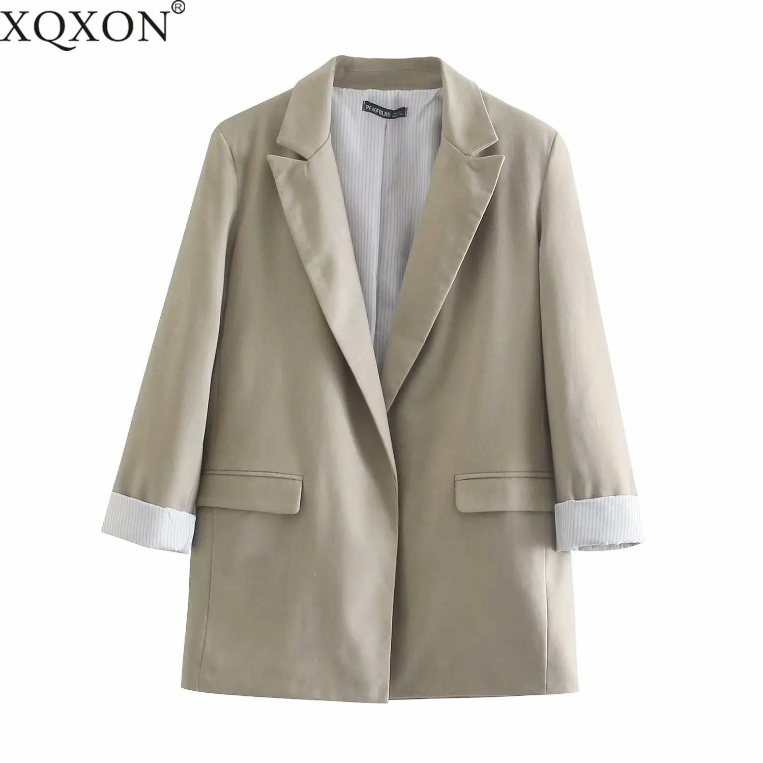 XQXON Spring Girls Blazer New Style Linen Simple Loose Casual Suit Jacket
XQXON Spring Girls Blazer New Style Linen Simple Loose Casual Suit Jacket