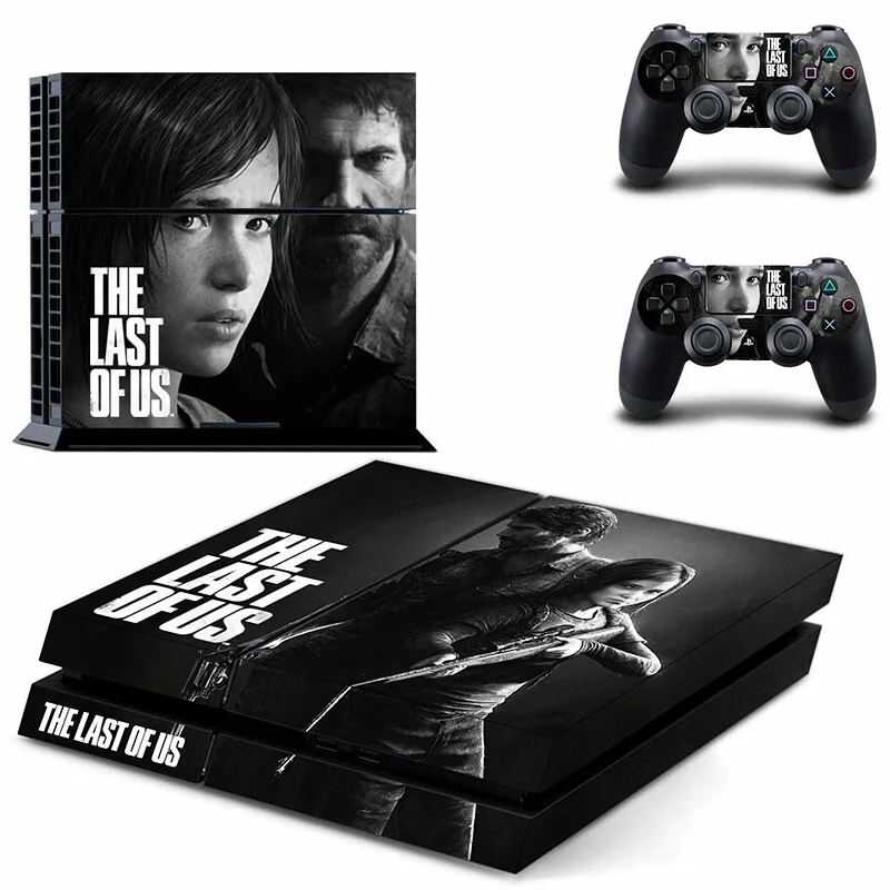 

The last of us Style PS4 Skin Sticker for Playstation 4 Console & 2 Controllers Decal Vinyl Protective Skins Style 1