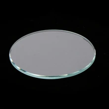 10pcs 28mm-38mm Flat Watch Crystal Mineral Glass Replacement Part 1mm Thick Round Smooth Transparent Glass Watch Accessories