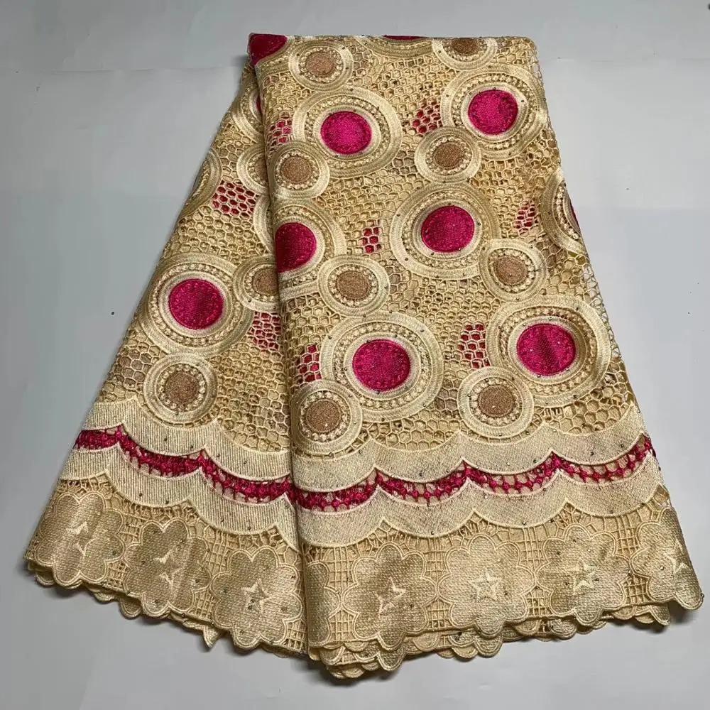 African Lace Fabric With Stones High Quality French Lace Fabric Embroidery Nigerian Guipure Net Lace Fabric For Wedding
African Lace Fabric With Stones High Quality French Lace Fabric Embroidery Nigerian Guipure Net Lace Fabric For Wedding
