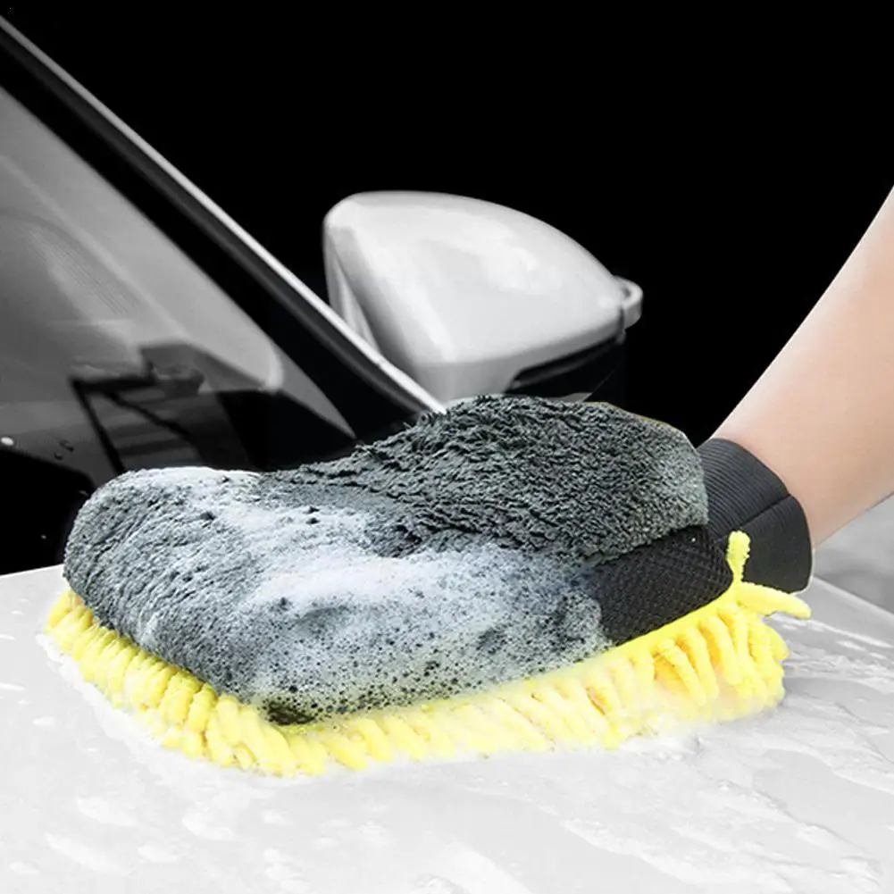 1PCS high quality microfiber car wash gloves, universal colors waterproof 4 double-sided random accessories cleaning C3T4
1PCS high quality microfiber car wash gloves, universal colors waterproof 4 double-sided random accessories cleaning C3T4