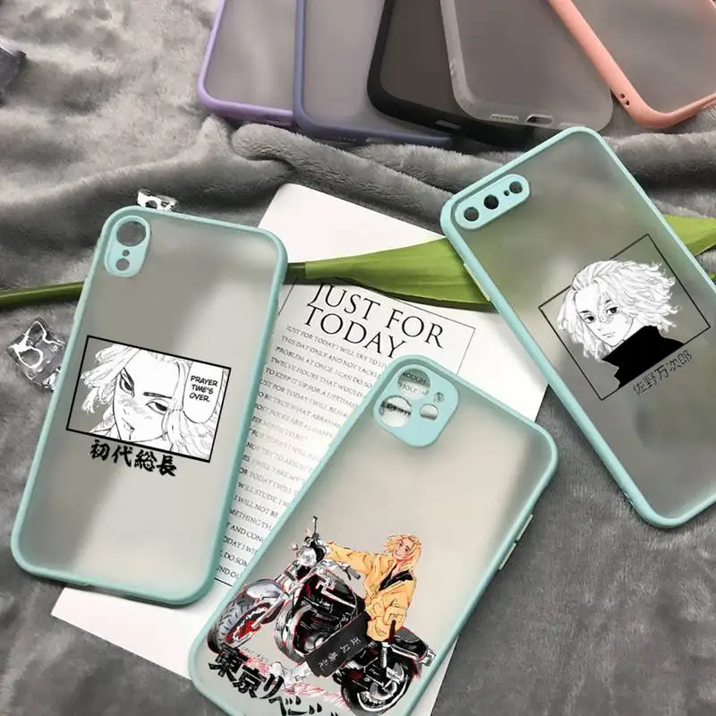 Hot Anime Tokyo Revengers Phone Case matte transparent For iphone 7 8 11 12 plus mini x xs xr pro max cover
Hot Anime Tokyo Revengers Phone Case matte transparent For iphone 7 8 11 12 plus mini x xs xr pro max cover