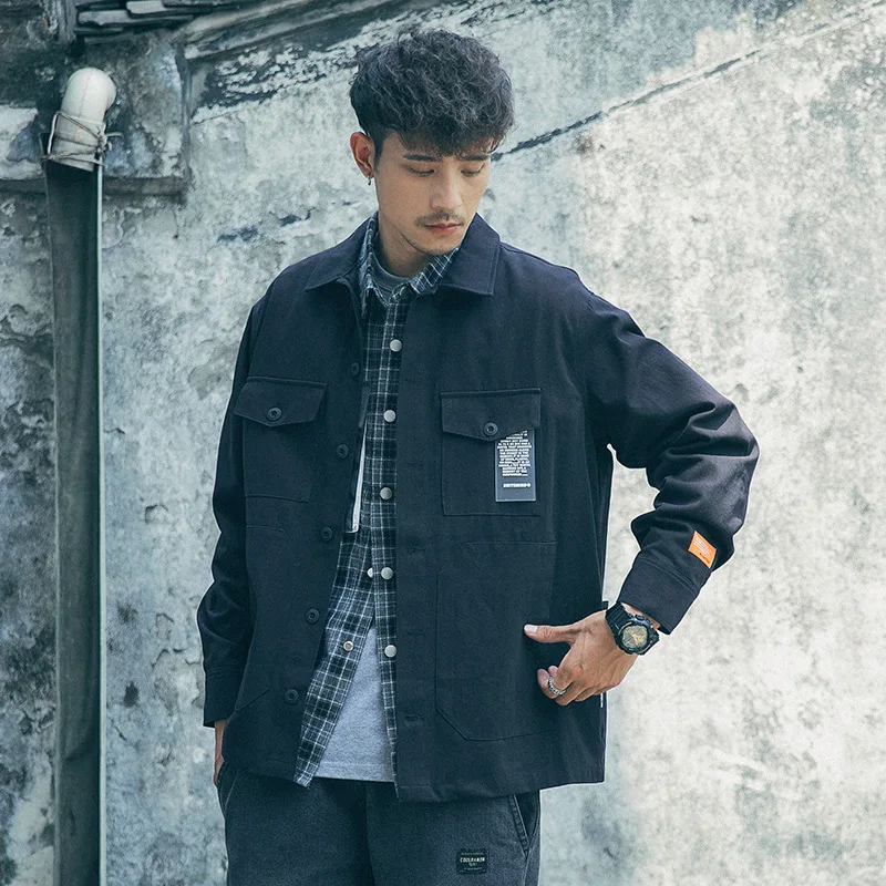 Fall new Denim men's casual jackets college style fashion loose jackets solid color all-match teenagers jackets
Fall new Denim men's casual jackets college style fashion loose jackets solid color all-match teenagers jackets