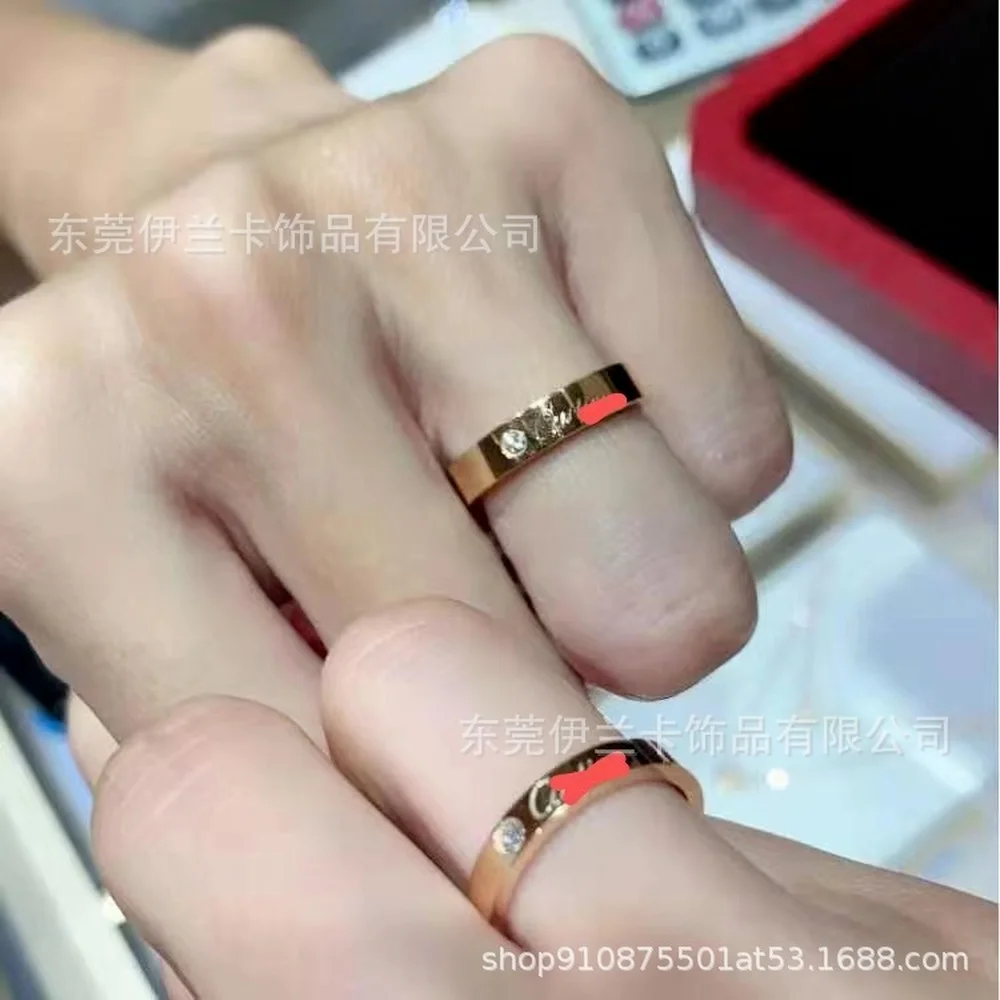2021Fashionable single diamond couple ring love wide version narrow version simple men and women anniversary engagement ring
2021Fashionable single diamond couple ring love wide version narrow version simple men and women anniversary engagement ring