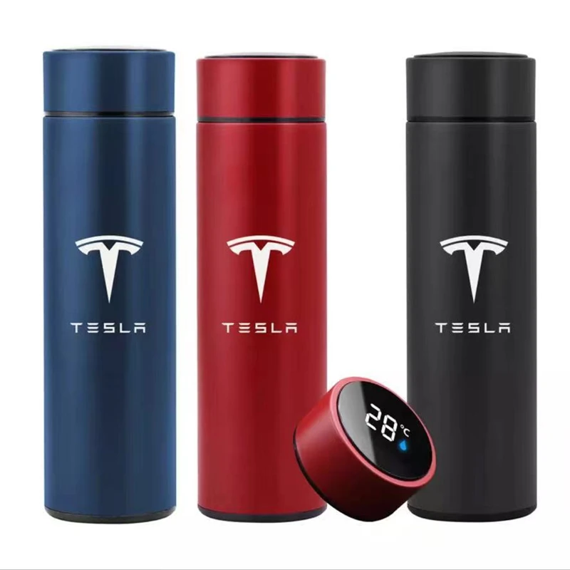 500ML For Tesla Model 3 Model Y X S Intelligent Thermos Temperature Display Stainless Steel Vacuum Water Cup Car Accessories
500ML For Tesla Model 3 Model Y X S Intelligent Thermos Temperature Display Stainless Steel Vacuum Water Cup Car Accessories