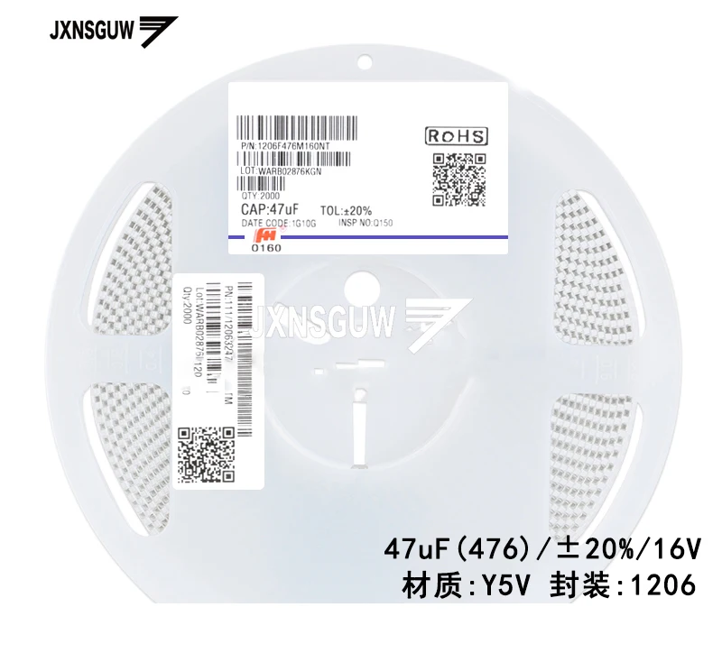 Конденсаторы микросхем 1206 20% 16V Y5V 10 мкФ 22 мкФ 47 мкФ 106 226 476 FH, 10 шт.
Конденсаторы микросхем 1206 20% 16V Y5V 10 мкФ 22 мкФ 47 мкФ 106 226 476 FH, 10 шт.