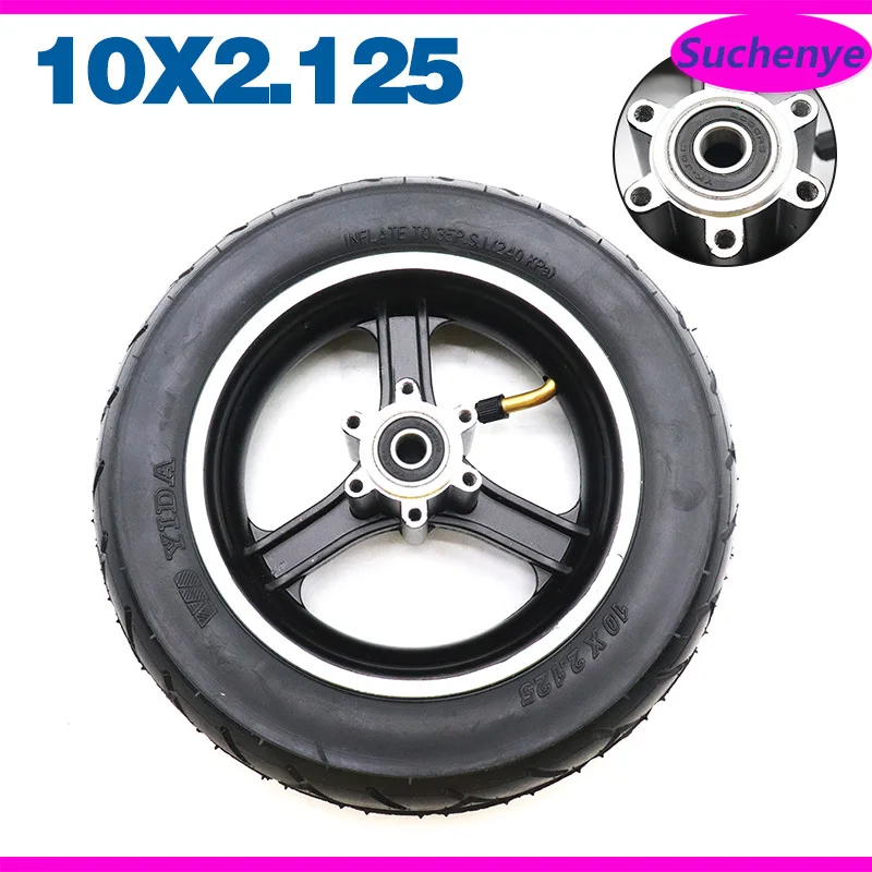 10 Inch 10x2.125 High quality Tire and Aluminum Alloy Wheel Hub are Suitable for Electric Scooter Balancing Scooter
10 Inch 10x2.125 High quality Tire and Aluminum Alloy Wheel Hub are Suitable for Electric Scooter Balancing Scooter