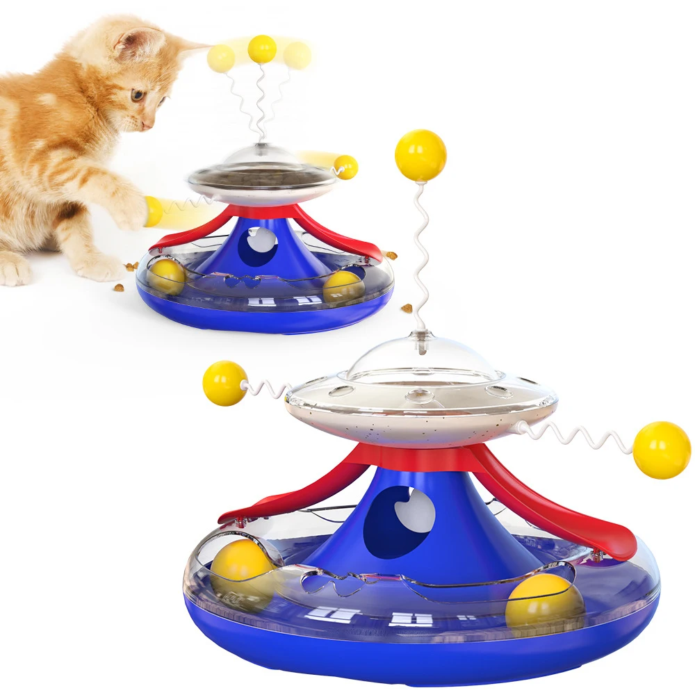 Cat Turntable Leaking Food Toys Pet Toys Cat Puzzle Game Funny Cat Stick Cat Feeding Roller Turntable Kitten Tumbler Cat Tunnel
Cat Turntable Leaking Food Toys Pet Toys Cat Puzzle Game Funny Cat Stick Cat Feeding Roller Turntable Kitten Tumbler Cat Tunnel