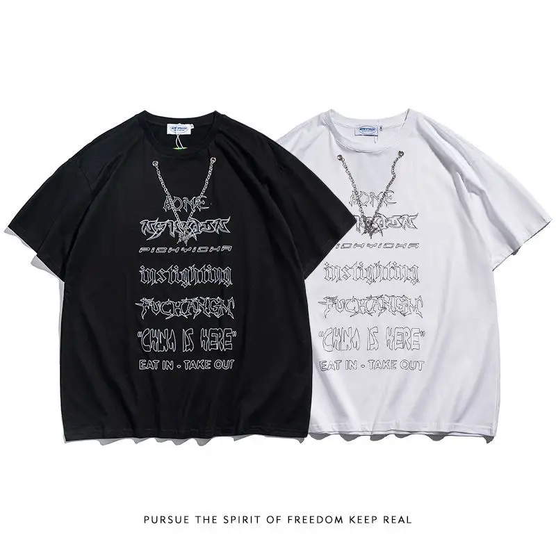 Punk female shirt graphic harajuku print female tops summer casual loose short sleeve tee y2k vintage gothic ulzzang top
Punk female shirt graphic harajuku print female tops summer casual loose short sleeve tee y2k vintage gothic ulzzang top