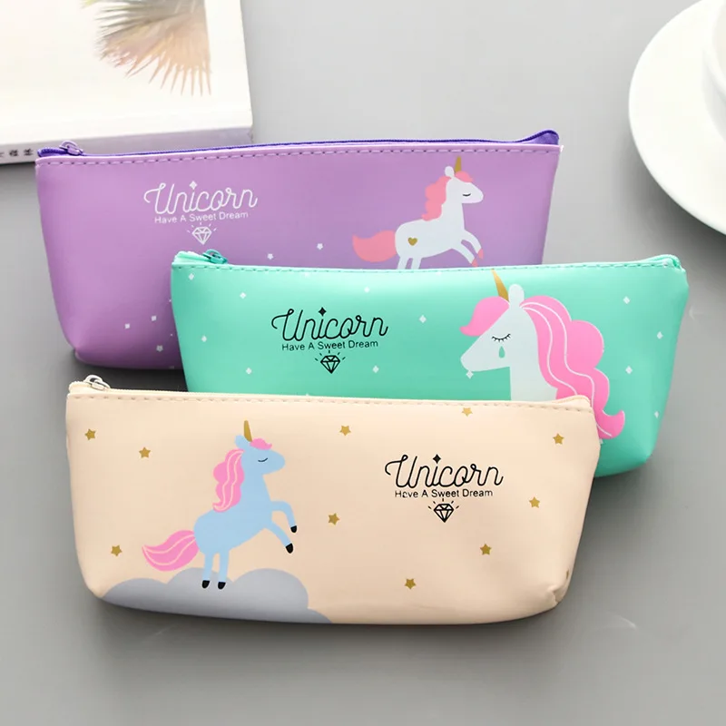 Cute Unicorn Pencil Case Creative Stationery Bag Zipper Cartoon Pencil Bag Student Supplies Stationery Bag
Cute Unicorn Pencil Case Creative Stationery Bag Zipper Cartoon Pencil Bag Student Supplies Stationery Bag
