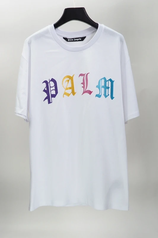 Palm Angels personality colorful letter printing short-sleeved male high street trend loose T-shirt 5454160
Palm Angels personality colorful letter printing short-sleeved male high street trend loose T-shirt 5454160