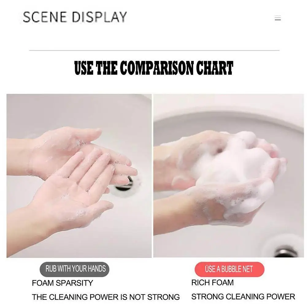New Soap Foam Nylon Mesh Drawstring Closure Bubble Net Bathroom Cleaning Bag Cleaning Home Foam Bath Bath Gloves Products U5r6
New Soap Foam Nylon Mesh Drawstring Closure Bubble Net Bathroom Cleaning Bag Cleaning Home Foam Bath Bath Gloves Products U5r6