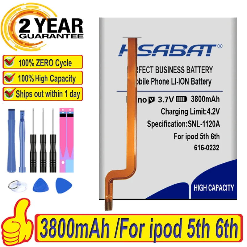 Оригинальный HSABAT SSD HD обновленная модель для ipod 5-го поколения видео 30 Гб 6-го