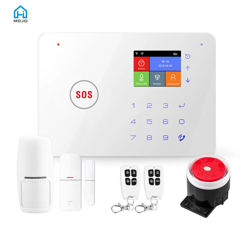 Tuya Smart Wifi Home Alarm System Gsm Alarm System Sim Karte Home Security Wireless Kit Alexa Google Home IFTTT Voice Control
Tuya Smart Wifi Home Alarm System Gsm Alarm System Sim Karte Home Security Wireless Kit Alexa Google Home IFTTT Voice Control