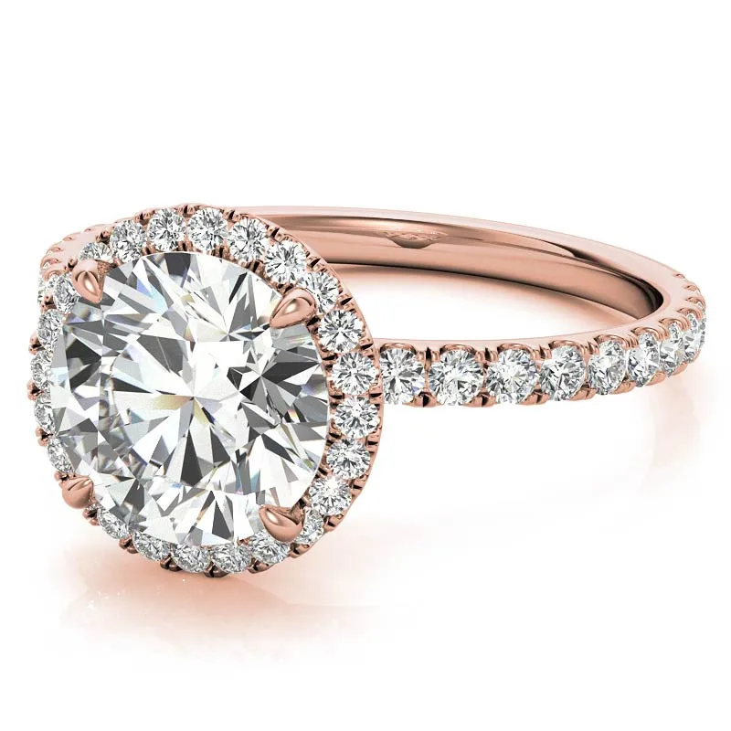 NASIYA Petite Round Moissanite Halo Ring 10K 14K 18K White Gold Engagement Ring for Women Rose Gold Rings Fine Jewelry 
NASIYA Petite Round Moissanite Halo Ring 10K 14K 18K White Gold Engagement Ring for Women Rose Gold Rings Fine Jewelry