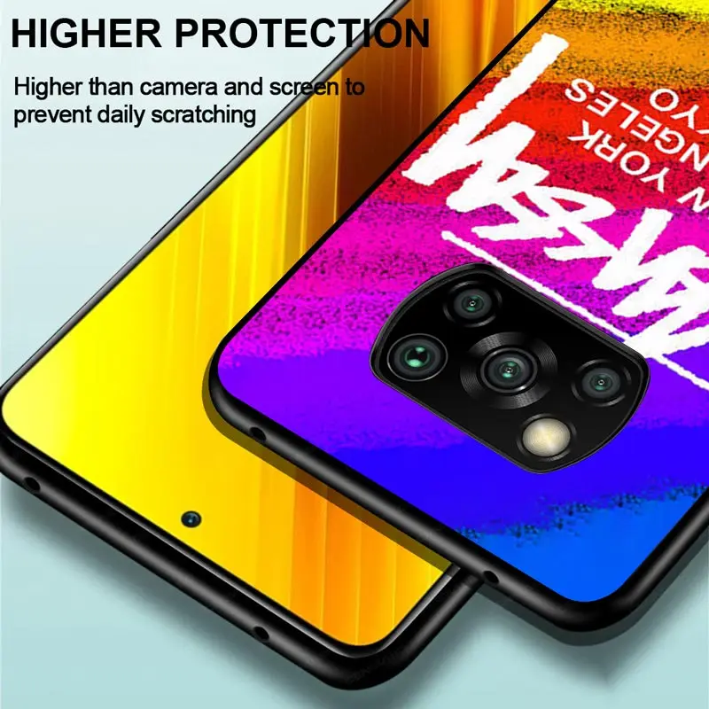 Fashion street brand For Xiaomi Poco C3 M3 M2 X3 NFC X2 F2 Pro F1 F3 Mi Play Mix 3 A2 Lite A1 6 5X Black Soft TPU Phone Case
Fashion street brand For Xiaomi Poco C3 M3 M2 X3 NFC X2 F2 Pro F1 F3 Mi Play Mix 3 A2 Lite A1 6 5X Black Soft TPU Phone Case