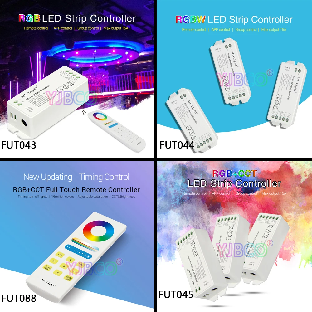 Miboxer WIFI умная панель дистанционного управления RGB/RGBW/RGB + CCT 2 4G беспроводной