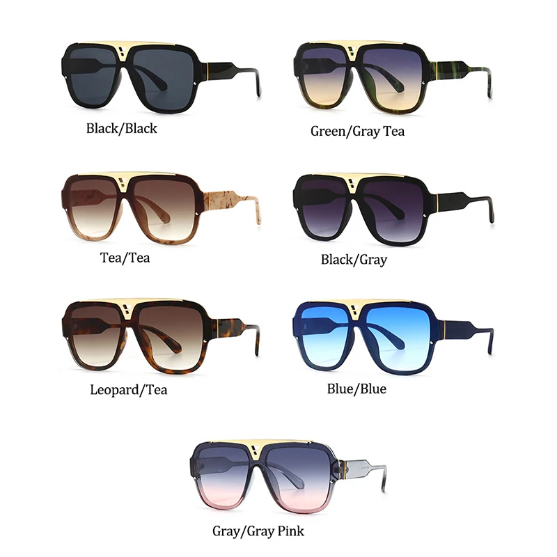 Men Sunglasses Luxury Brand Oversized Pilot Gradients Glasses Male 2021 New Trend Luxury Sun Glasses Women Eyewear UV400
Men Sunglasses Luxury Brand Oversized Pilot Gradients Glasses Male 2021 New Trend Luxury Sun Glasses Women Eyewear UV400