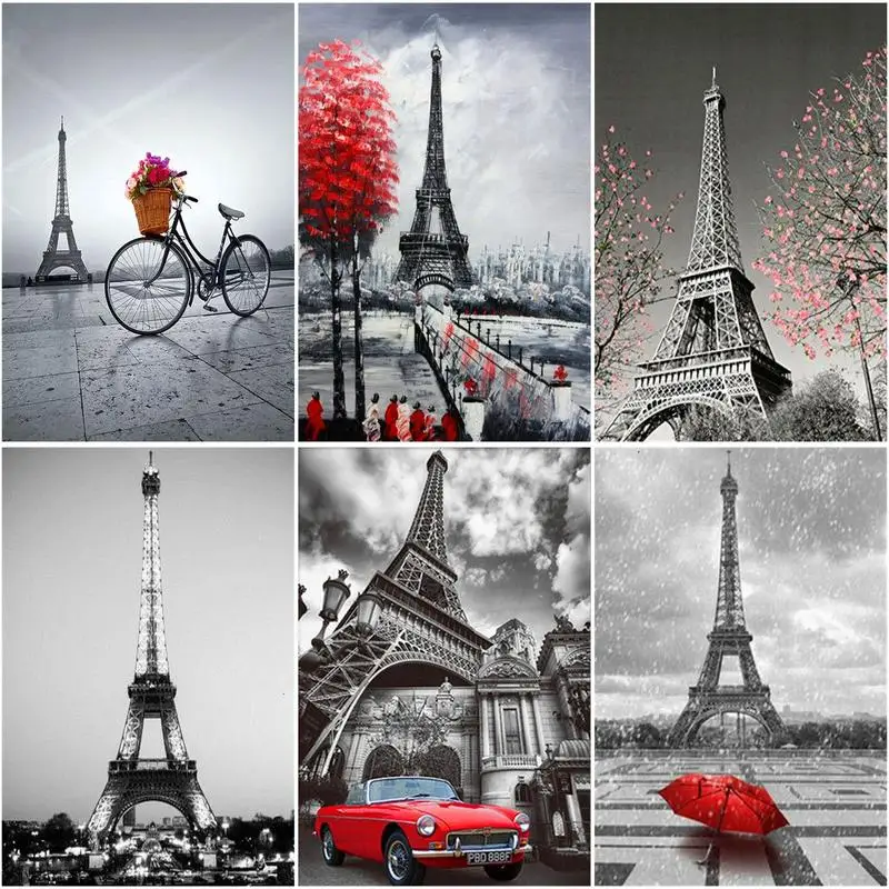 RUOPOTY Frame Picture Diy Oil Painting By Numbers Paris Tower Landscape Acrylic Wall Art Home Decors Coloring By Numbers For Gif
RUOPOTY Frame Picture Diy Oil Painting By Numbers Paris Tower Landscape Acrylic Wall Art Home Decors Coloring By Numbers For Gif