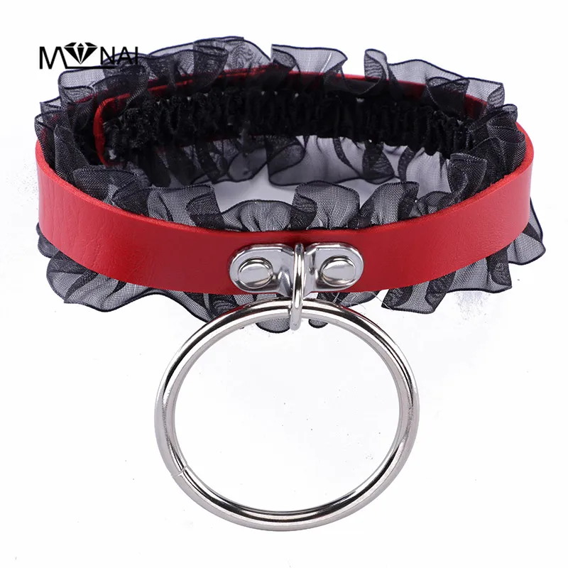 Rock Sexy Cool Gothic Collar Steampunk Necklace Women Lace Chokers Leather Goth Punk Round Loop Necklace
Rock Sexy Cool Gothic Collar Steampunk Necklace Women Lace Chokers Leather Goth Punk Round Loop Necklace