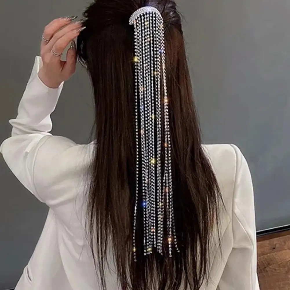 50% Dropshipping!!Hair Barrette All-match Shiny Hairpins Long Chain Ponytail Clip for Daily Life
50% Dropshipping!!Hair Barrette All-match Shiny Hairpins Long Chain Ponytail Clip for Daily Life