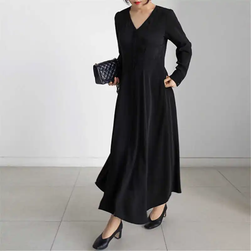 LANMREM 2021 New Summer Solid Color Large Size Dress Long Sleeve V-neck High Waist Sashes Dresses Elegant Female Clothing 2H194
LANMREM 2021 New Summer Solid Color Large Size Dress Long Sleeve V-neck High Waist Sashes Dresses Elegant Female Clothing 2H194
