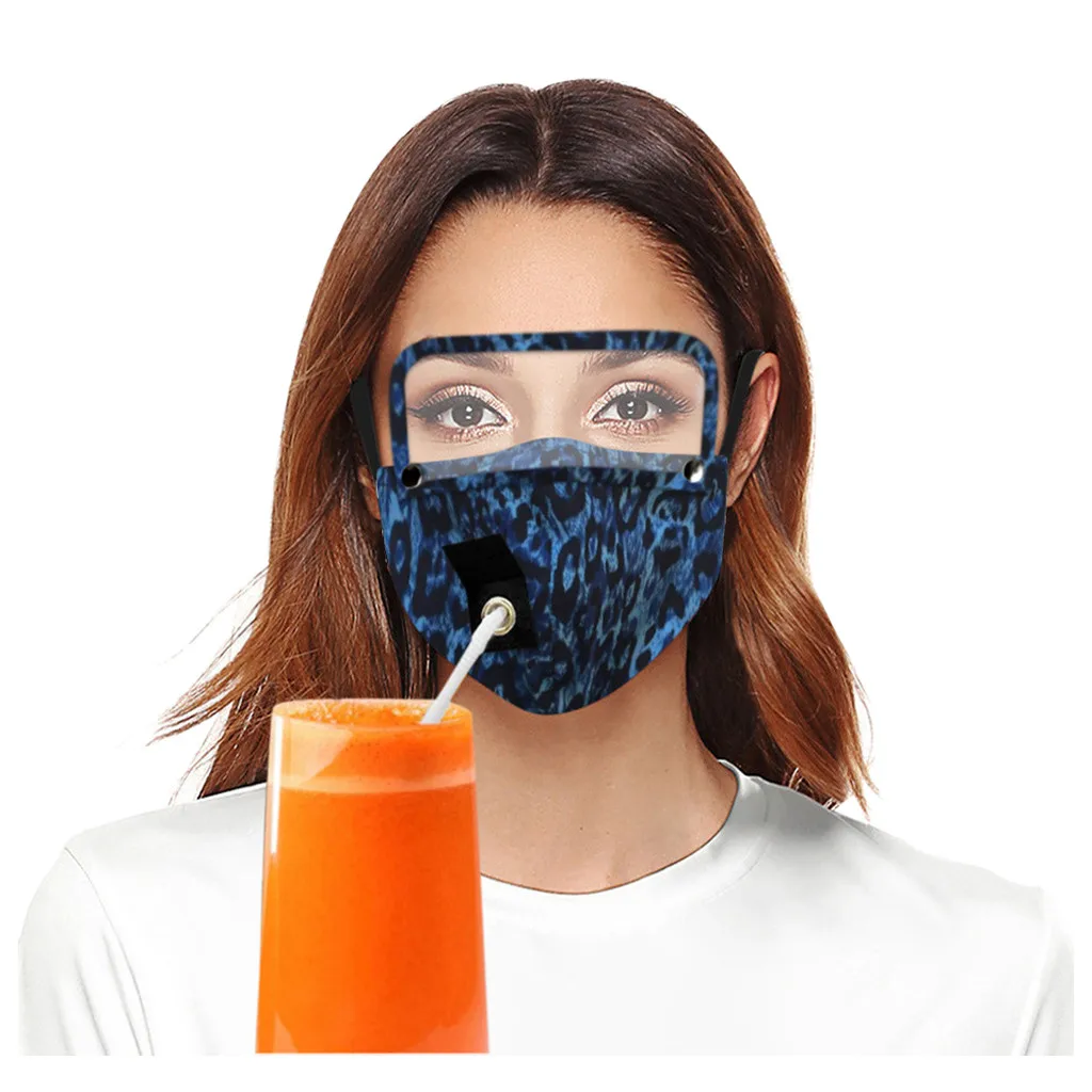 5PCS Adult Drinking Mask with Hole Detachable Eyes Shield Leopard Print Camouflage Printing Washable Masque face shield Masque
5PCS Adult Drinking Mask with Hole Detachable Eyes Shield Leopard Print Camouflage Printing Washable Masque face shield Masque