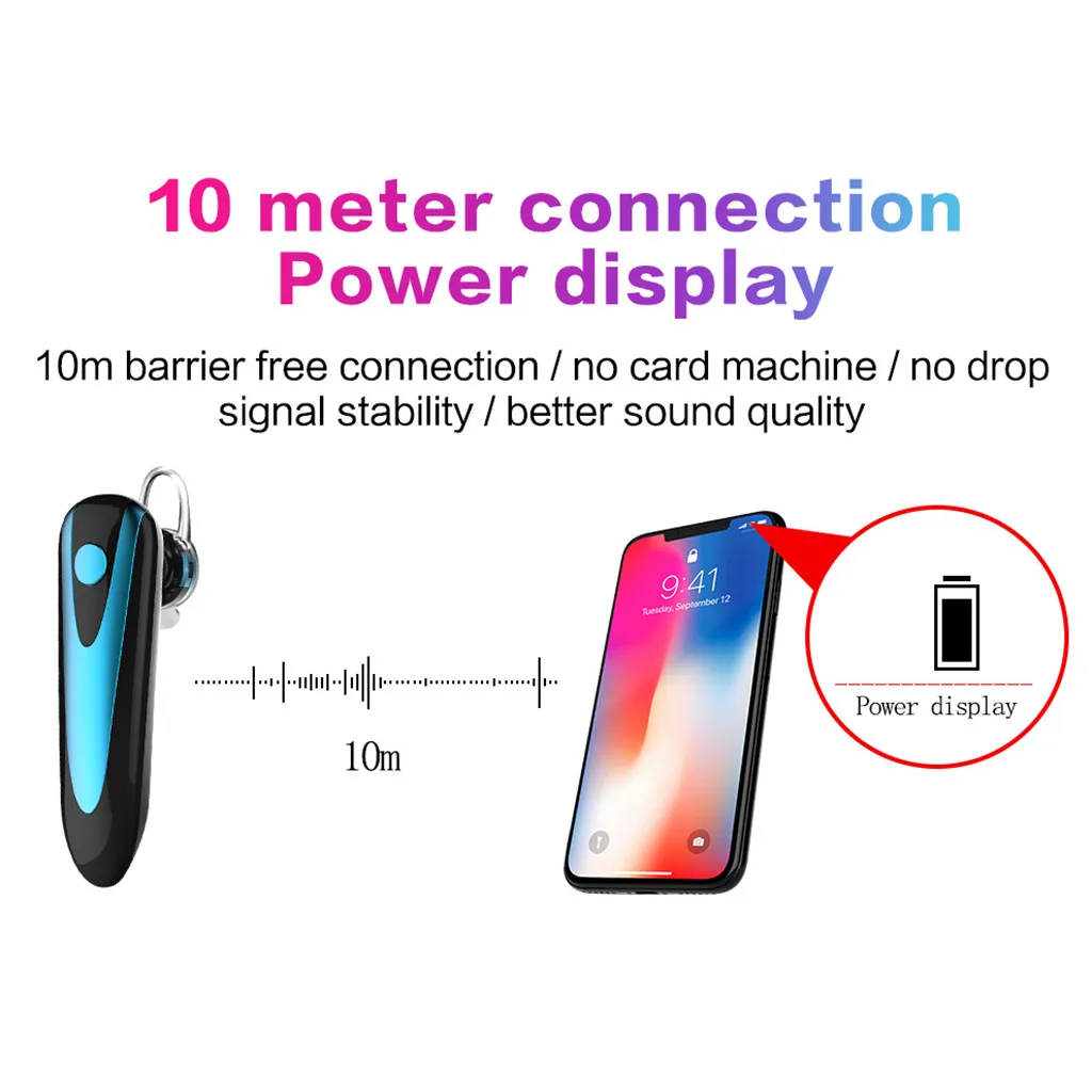 G30 Universal Ear Hook Design Headset Noise Cancelling W/Mic Mini Wireless Bluetooth-compatible 5.0 Headset For Business Stereo
G30 Universal Ear Hook Design Headset Noise Cancelling W/Mic Mini Wireless Bluetooth-compatible 5.0 Headset For Business Stereo