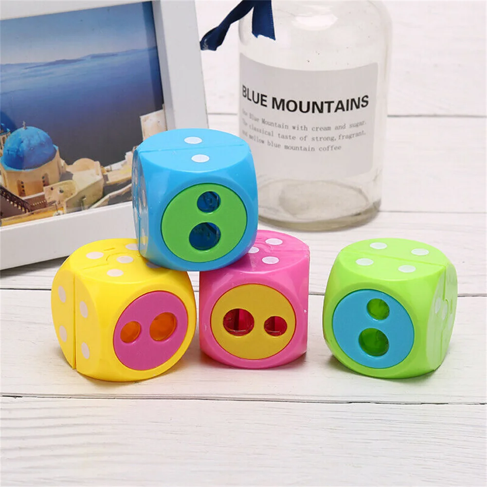 1PC Double Holes Pencil Sharpener Mini Die Style Square Plastic Compact Kid Toys Cutter Handy Creative Pen Knife Random Color
1PC Double Holes Pencil Sharpener Mini Die Style Square Plastic Compact Kid Toys Cutter Handy Creative Pen Knife Random Color