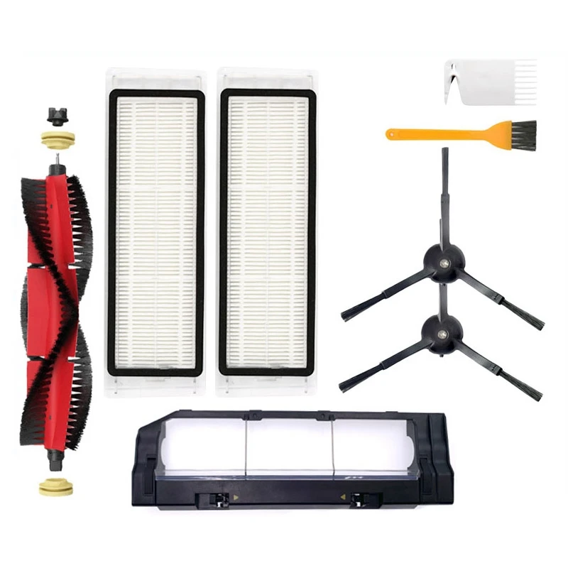 Запчасти для пылесоса XiaoMi Roborock S5 S50 S55 T6 T4 T61, моющиеся фильтры НЕРА, основная и боковая щетки
Запчасти для пылесоса XiaoMi Roborock S5 S50 S55 T6 T4 T61, моющиеся фильтры НЕРА, основная и боковая щетки