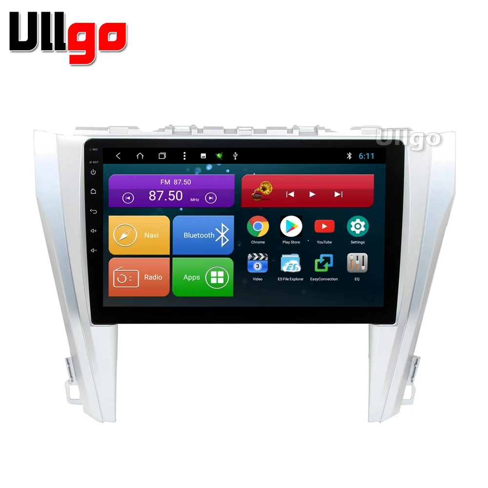 10 1 дюймов Octa Core Android автомобильный DVD GPS для Toyota Camry V55 Авторадио Головной блок с BT