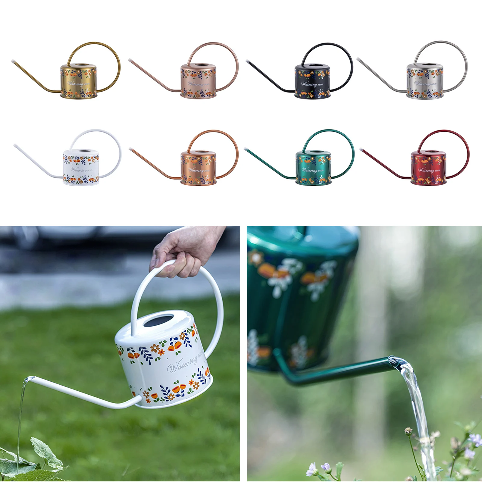 1.3L Long Spout Watering Can Indoor Printing Garden Watering Can Slender Nozzle Watering Flower Bonsai Succulent Plants Herbs
1.3L Long Spout Watering Can Indoor Printing Garden Watering Can Slender Nozzle Watering Flower Bonsai Succulent Plants Herbs