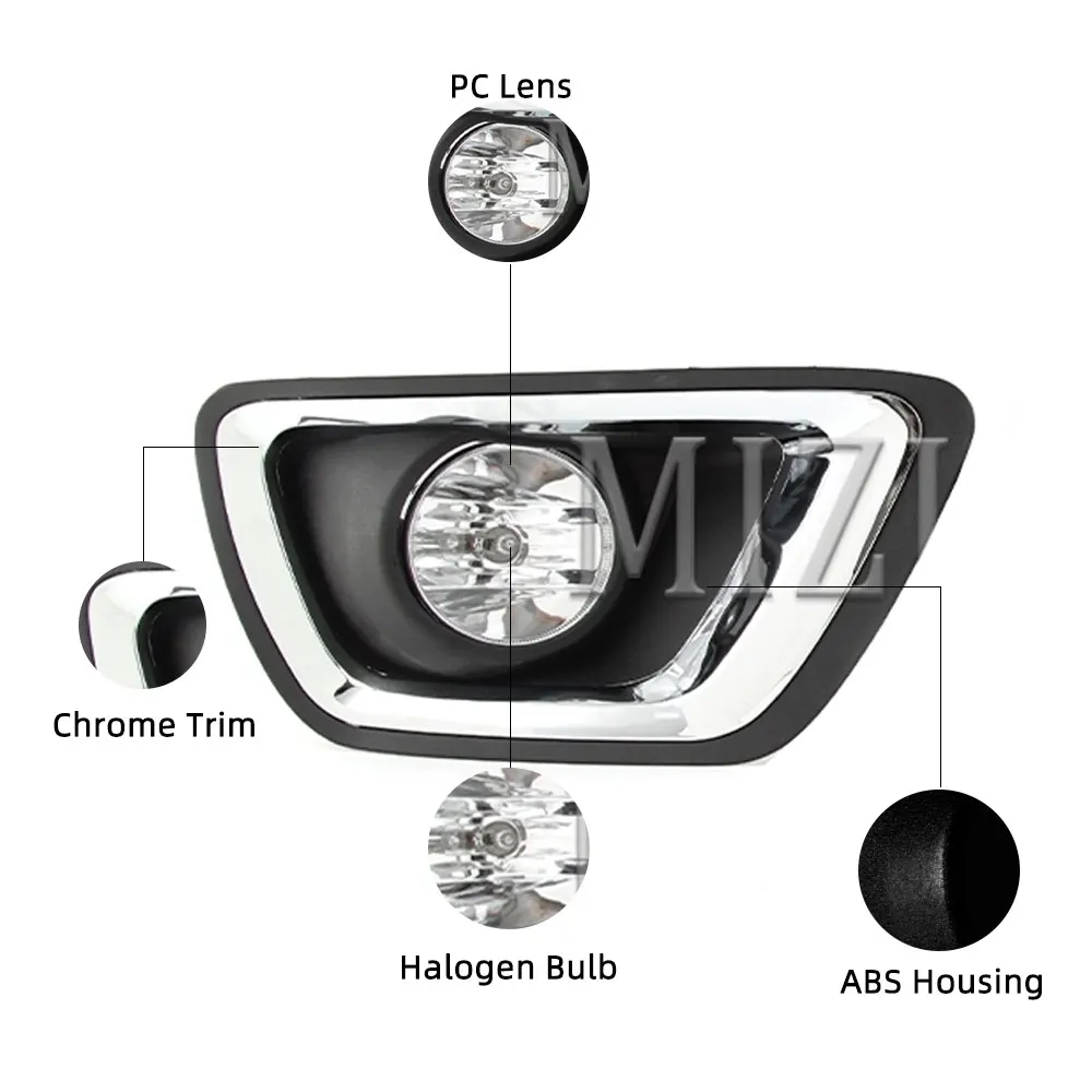 For Chevrolet for Chevy Colorado 2015-2017 Car Front fog Lights Driving Fog Lamp Assembly With Chrome Bezel Auto Accessories
For Chevrolet for Chevy Colorado 2015-2017 Car Front fog Lights Driving Fog Lamp Assembly With Chrome Bezel Auto Accessories