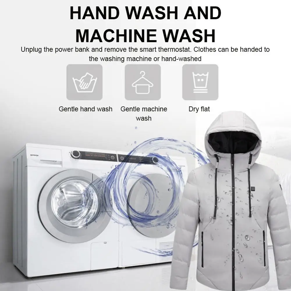 4 Zones Mens winter Thick Clothes heating vest jacket Heating Cotton Clothing USB Heating Three-Speed electric heating jacket
4 Zones Mens winter Thick Clothes heating vest jacket Heating Cotton Clothing USB Heating Three-Speed electric heating jacket