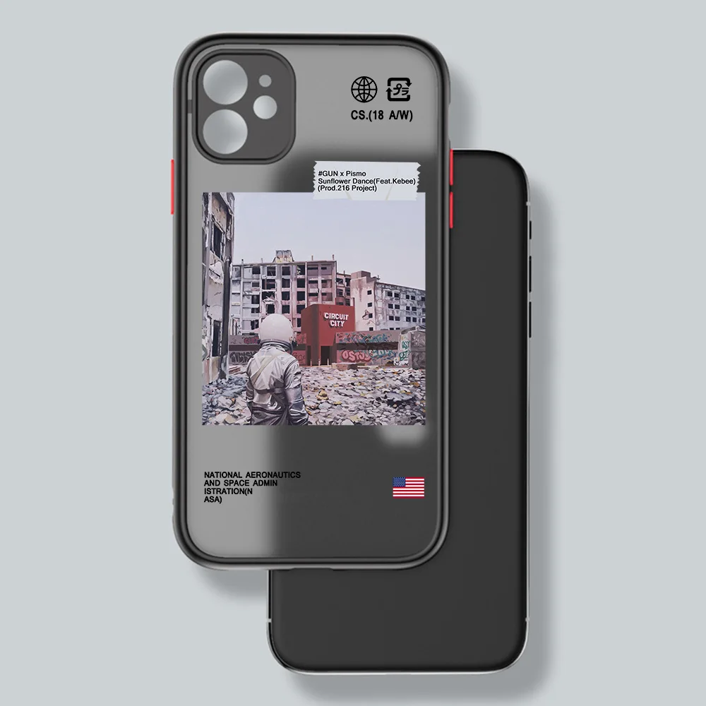 Space Astronauts Moon Phone Bumper Transparent Matte PC Back Phone Case For Iphone 11 12 Pro Max 7 8 Plus X Xs Max XR Fundas
Space Astronauts Moon Phone Bumper Transparent Matte PC Back Phone Case For Iphone 11 12 Pro Max 7 8 Plus X Xs Max XR Fundas