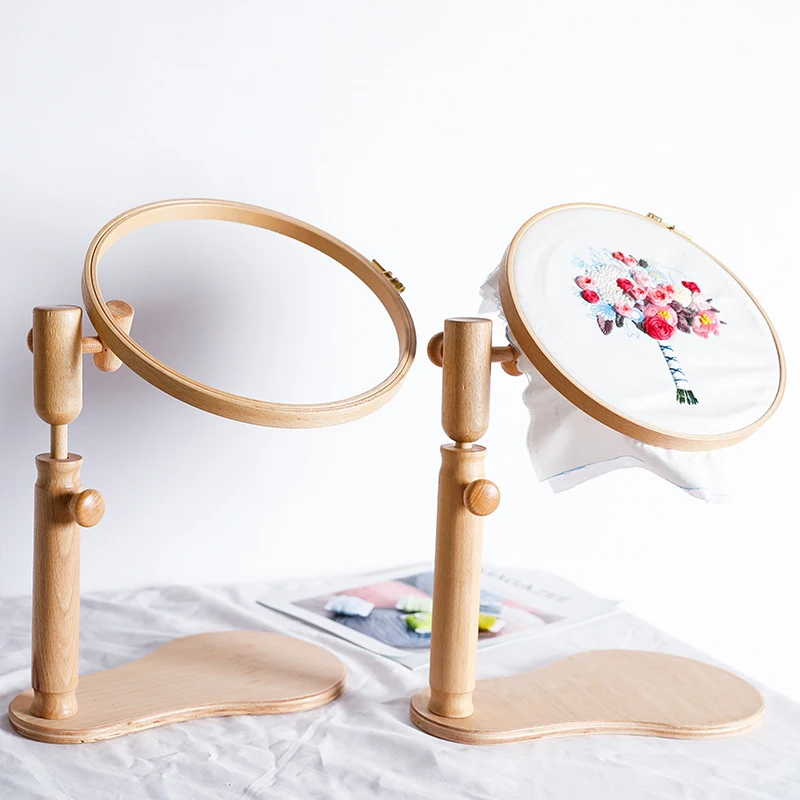 Adjustable Desktop Embroidery Frames Hoop Wood Embroider Stand 360 Degree Rotating Cross Stitch Rack DIY Crafts Sewing Tools
Adjustable Desktop Embroidery Frames Hoop Wood Embroider Stand 360 Degree Rotating Cross Stitch Rack DIY Crafts Sewing Tools