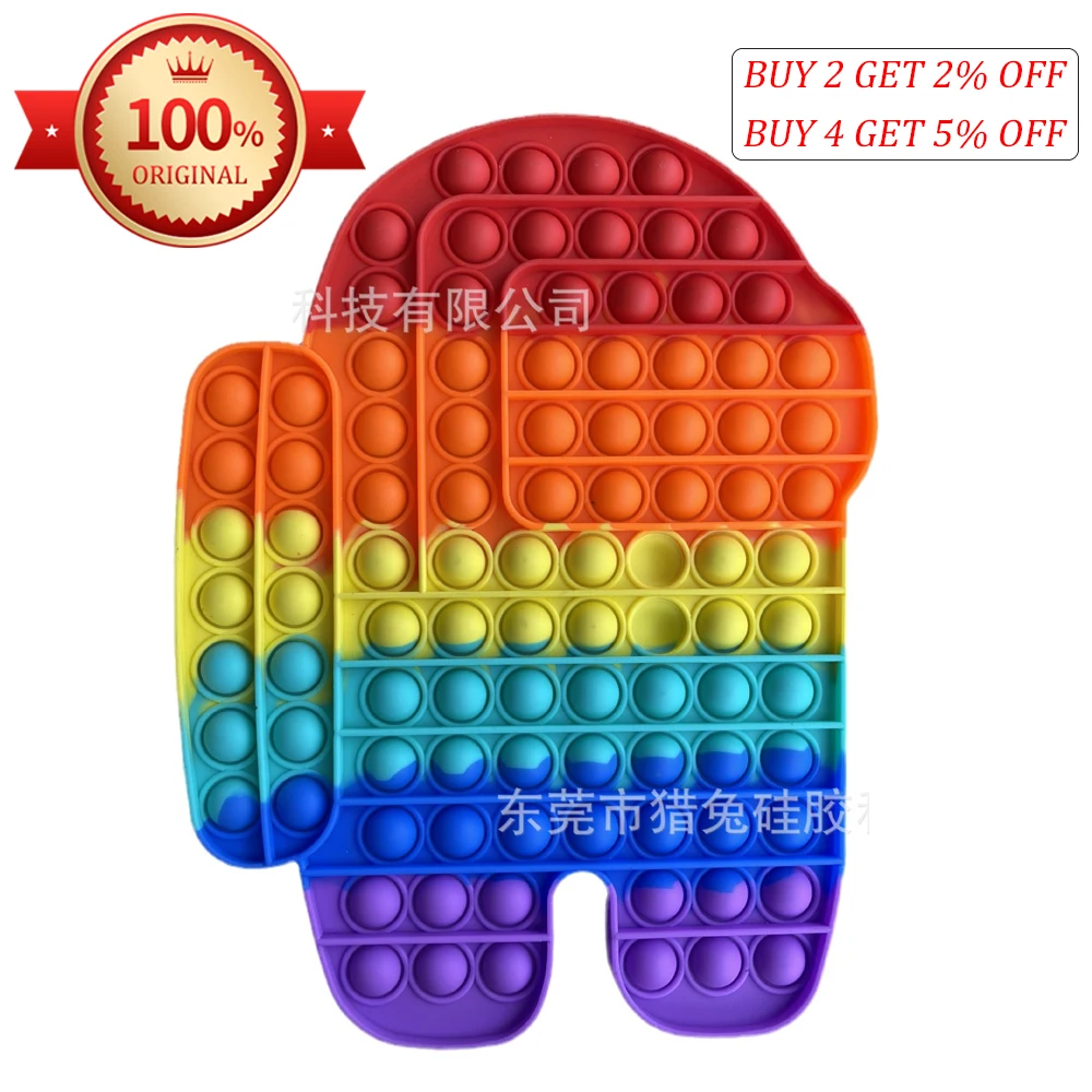 28CM Figet Toys Push Pop Sensory Fidget Toys Kids L Huge Figet Toy Autism Children Xxl Macron Antistress Game Autism ADHD Gift
28CM Figet Toys Push Pop Sensory Fidget Toys Kids L Huge Figet Toy Autism Children Xxl Macron Antistress Game Autism ADHD Gift