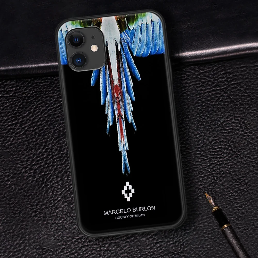 Trend Fashion Brand Marcolo Burlong Phone Case For Iphone 5 5S SE 2020 6 6S 7 8 Plus 11 12 Mini X XS XR Pro Max black Cell
Trend Fashion Brand Marcolo Burlong Phone Case For Iphone 5 5S SE 2020 6 6S 7 8 Plus 11 12 Mini X XS XR Pro Max black Cell