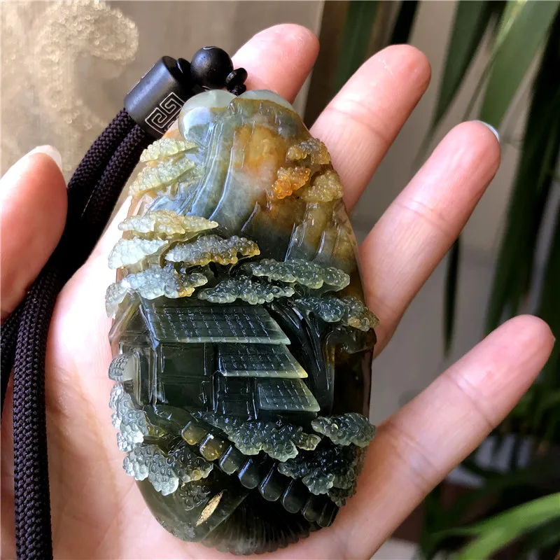 Natural xiuyu jade A HandCarved green jade dragon turtle jadeite jade green jade pendant jade jewelry jade necklaces jewelry
Natural xiuyu jade A HandCarved green jade dragon turtle jadeite jade green jade pendant jade jewelry jade necklaces jewelry
