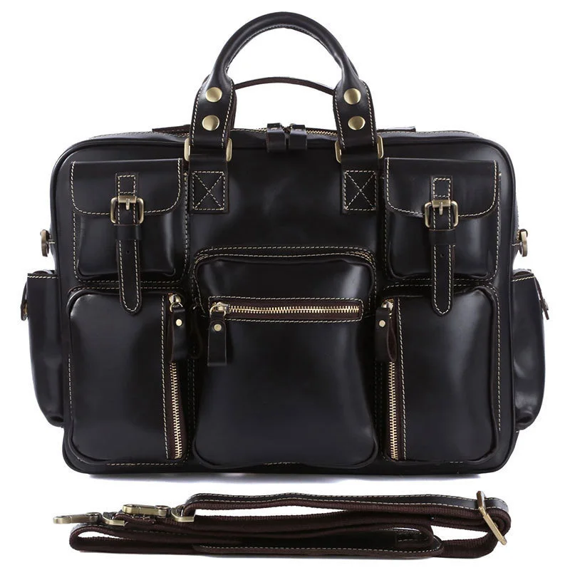 Bags Handbag Men Genuine Horsehide Handbag Men's Leather Zipper Briefcase Male Messenger Vintage Office Package
Bags Handbag Men Genuine Horsehide Handbag Men's Leather Zipper Briefcase Male Messenger Vintage Office Package