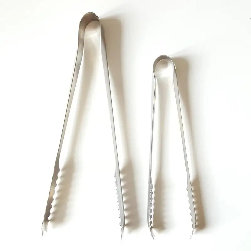 1pcs 15cm/19cm Stainless Steel Tongs For Barbecue Party Bar Clip Bread Food Ice Clamp Ice Tong Kitchen Tool
1pcs 15cm/19cm Stainless Steel Tongs For Barbecue Party Bar Clip Bread Food Ice Clamp Ice Tong Kitchen Tool