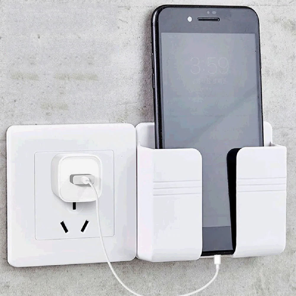 Phone Plug Remote Control Holder Wall Mounted Organizer Storage Box Storage Case Mobile Phone Plug Holder Stand
Phone Plug Remote Control Holder Wall Mounted Organizer Storage Box Storage Case Mobile Phone Plug Holder Stand