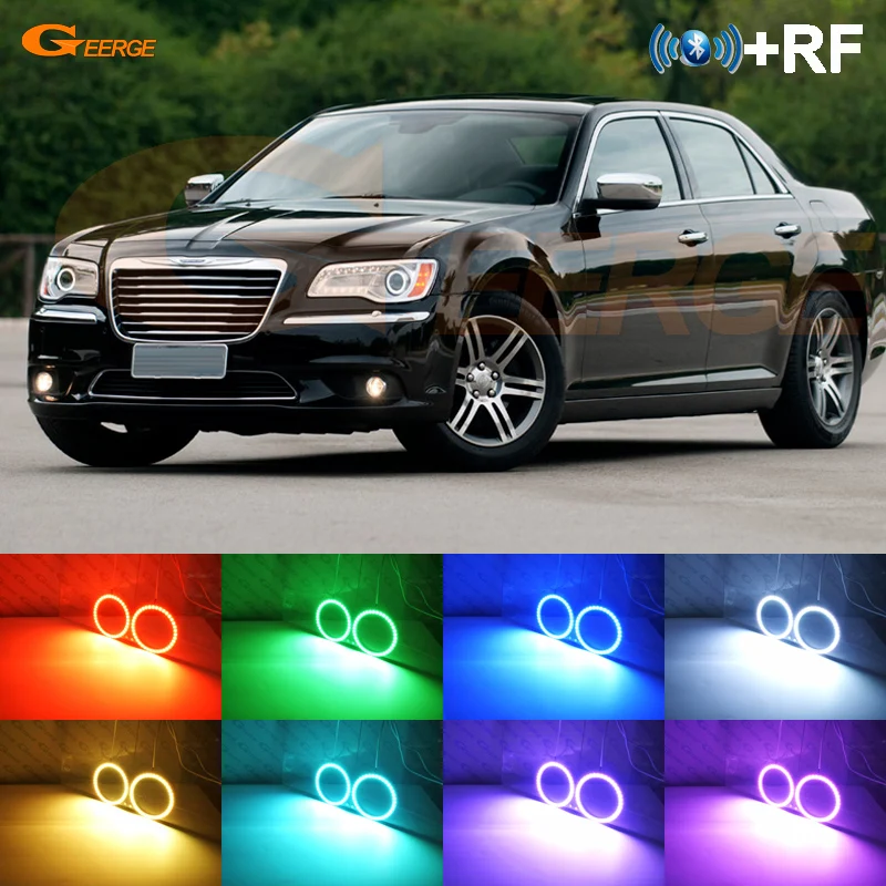Для Chrysler 300 2011 2012 2013 2014 галогенные фары RF Дистанционное Bluetooth приложение