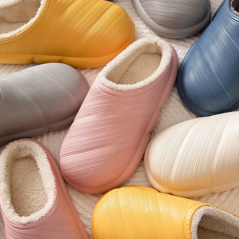 Waterproof cotton slippers for women bag with outside wear winter home indoor couple anti-skid warm home plush slippers for men
Waterproof cotton slippers for women bag with outside wear winter home indoor couple anti-skid warm home plush slippers for men