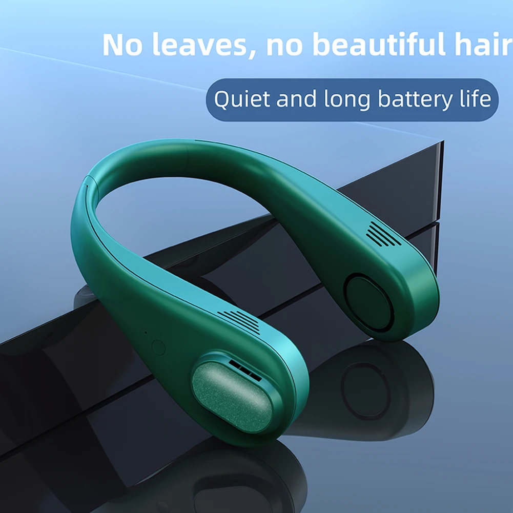 3 Speed1600mAh battery Portable Neck Fan Cooling Leafless Hanging Neck Fan Rechargeable Headphone Design Wearable Neckband Fan
3 Speed1600mAh battery Portable Neck Fan Cooling Leafless Hanging Neck Fan Rechargeable Headphone Design Wearable Neckband Fan