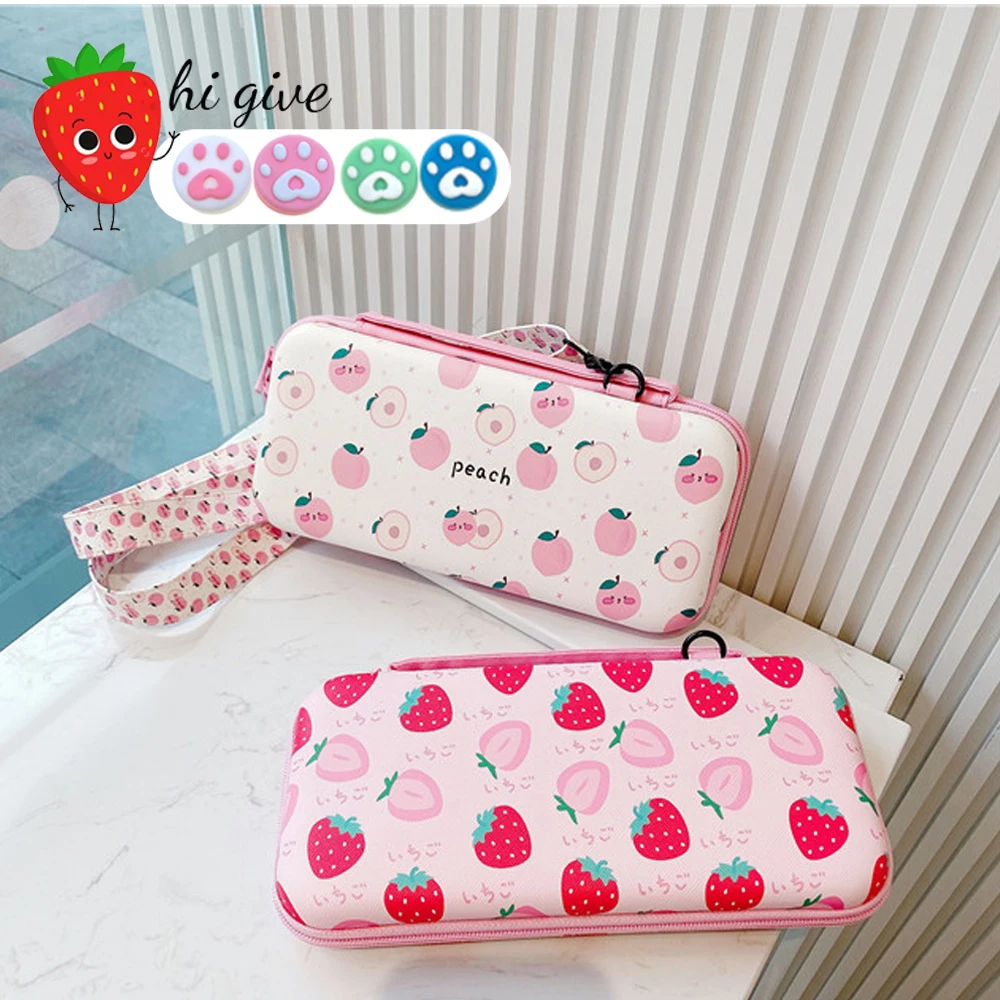 Милый мультяшный чехол для хранения для Nintendo Switch Kawaii дорожный защитный чехол для игровой консоли чехол с ремешком Прямая поставка 
Милый мультяшный чехол для хранения для Nintendo Switch Kawaii дорожный защитный чехол для игровой консоли чехол с ремешком Прямая поставка