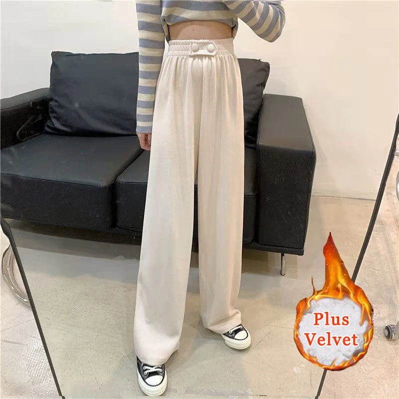 New Fashion High Waist Corduroy Pants Women Vintage Oversize Wide Leg Trousers Female Casual Loose Streetwear Long Pants Woman
New Fashion High Waist Corduroy Pants Women Vintage Oversize Wide Leg Trousers Female Casual Loose Streetwear Long Pants Woman