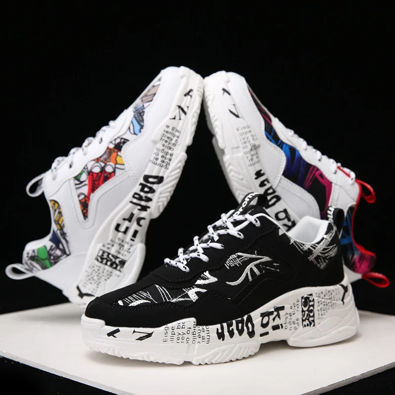 Shoes Women Fashion Tide Men Sport Shoes Graffiti Canvas Couple Shoes Black White Casual Sneakers Trainers Zapatos Mujer Hombre
Shoes Women Fashion Tide Men Sport Shoes Graffiti Canvas Couple Shoes Black White Casual Sneakers Trainers Zapatos Mujer Hombre